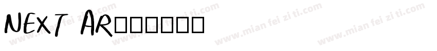 NEXT AR字体转换